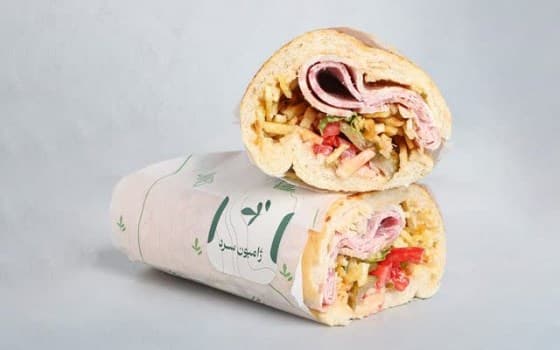 ساندویچ ژامبون سرد